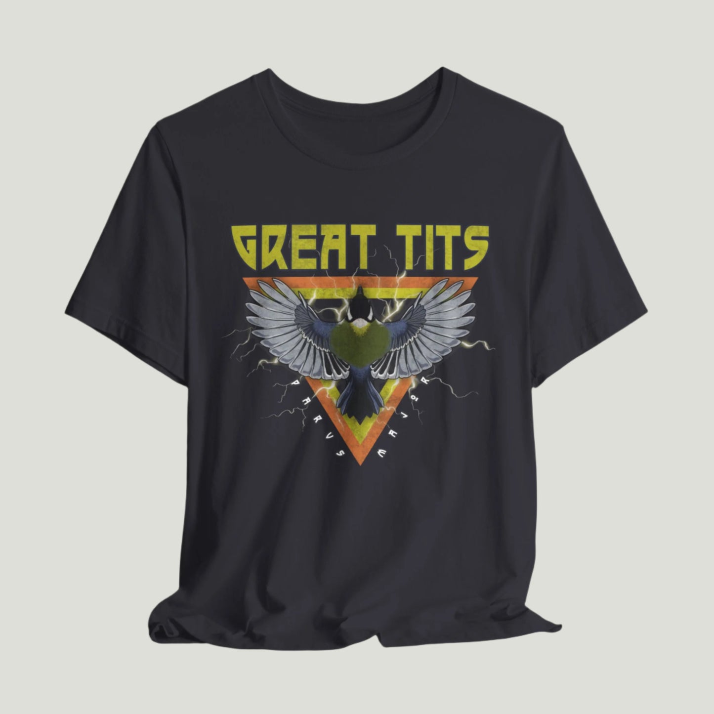 Great Tit Bird Band Tee