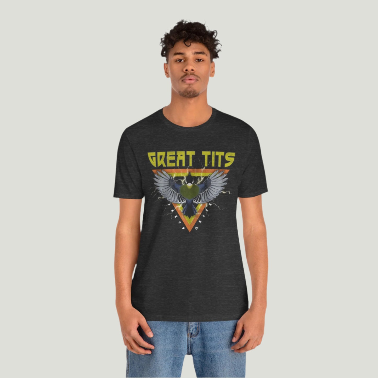 Great Tit Bird Band Tee