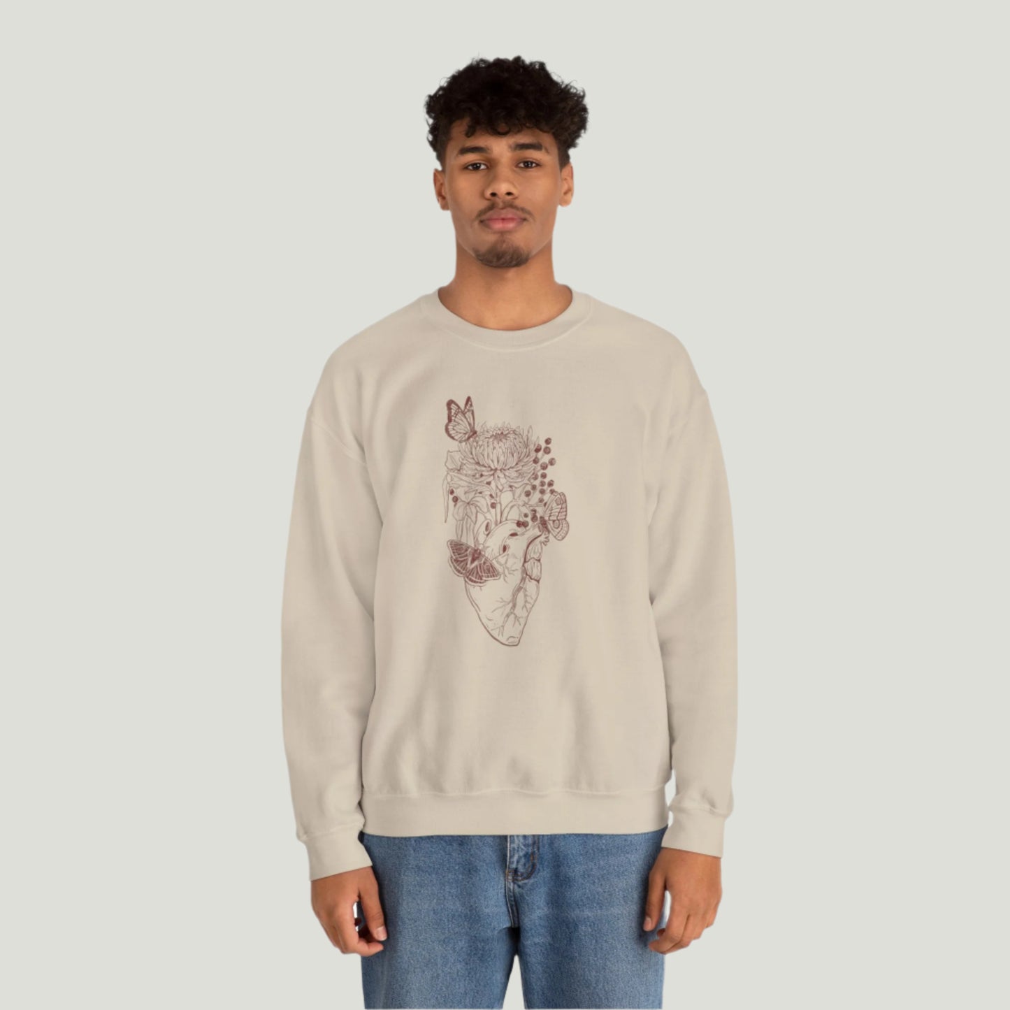 Anatomical Heart Crewneck Sweatshirt