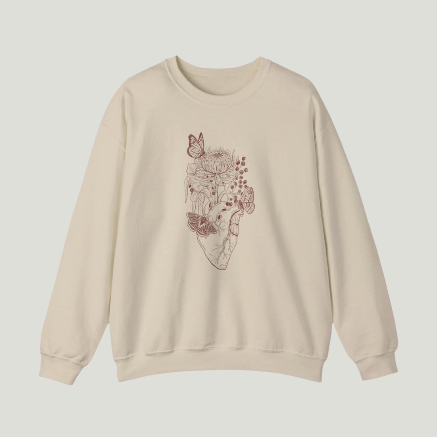 Anatomical Heart Crewneck Sweatshirt