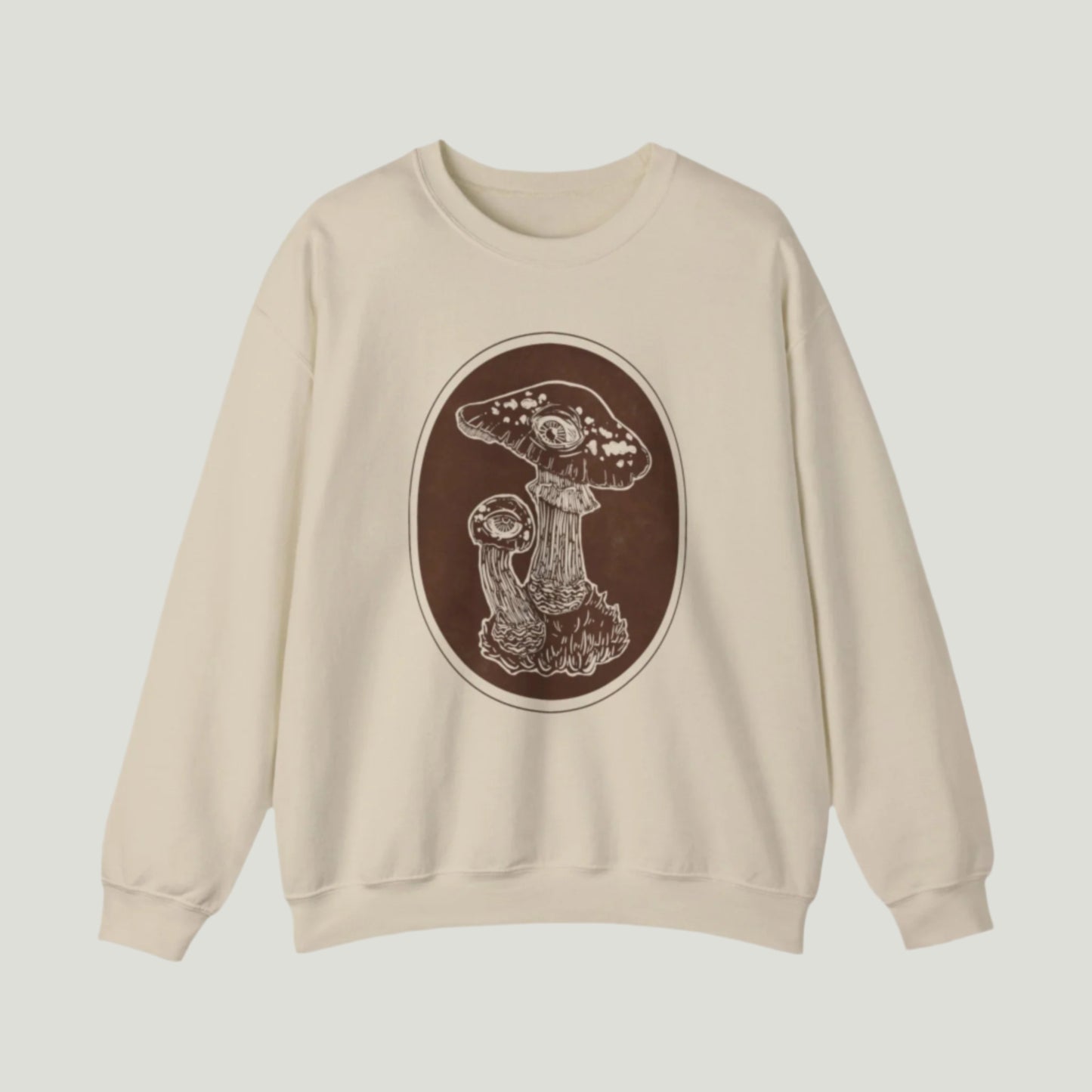Mushroom Eye Crewneck Sweatshirt