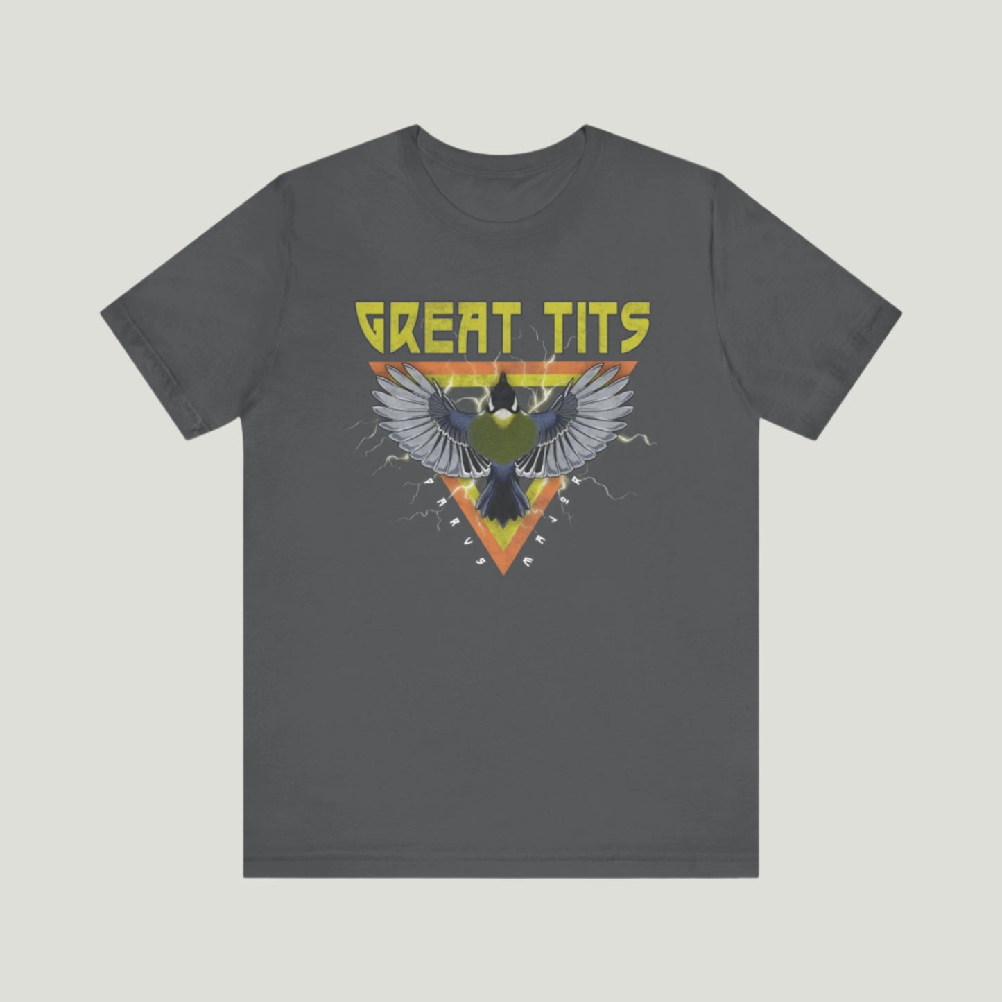 Great Tit Bird Band Tee