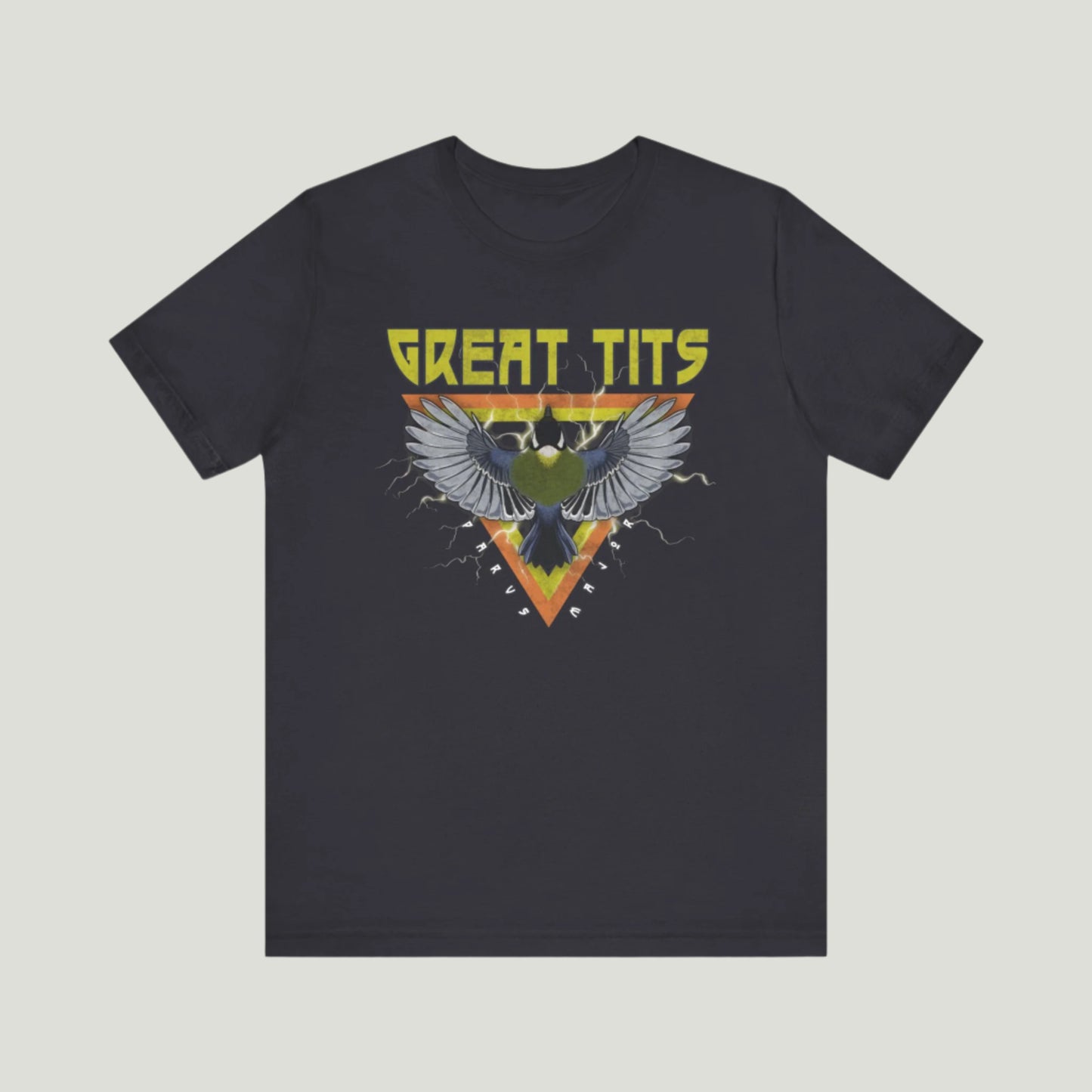 Great Tit Bird Band Tee