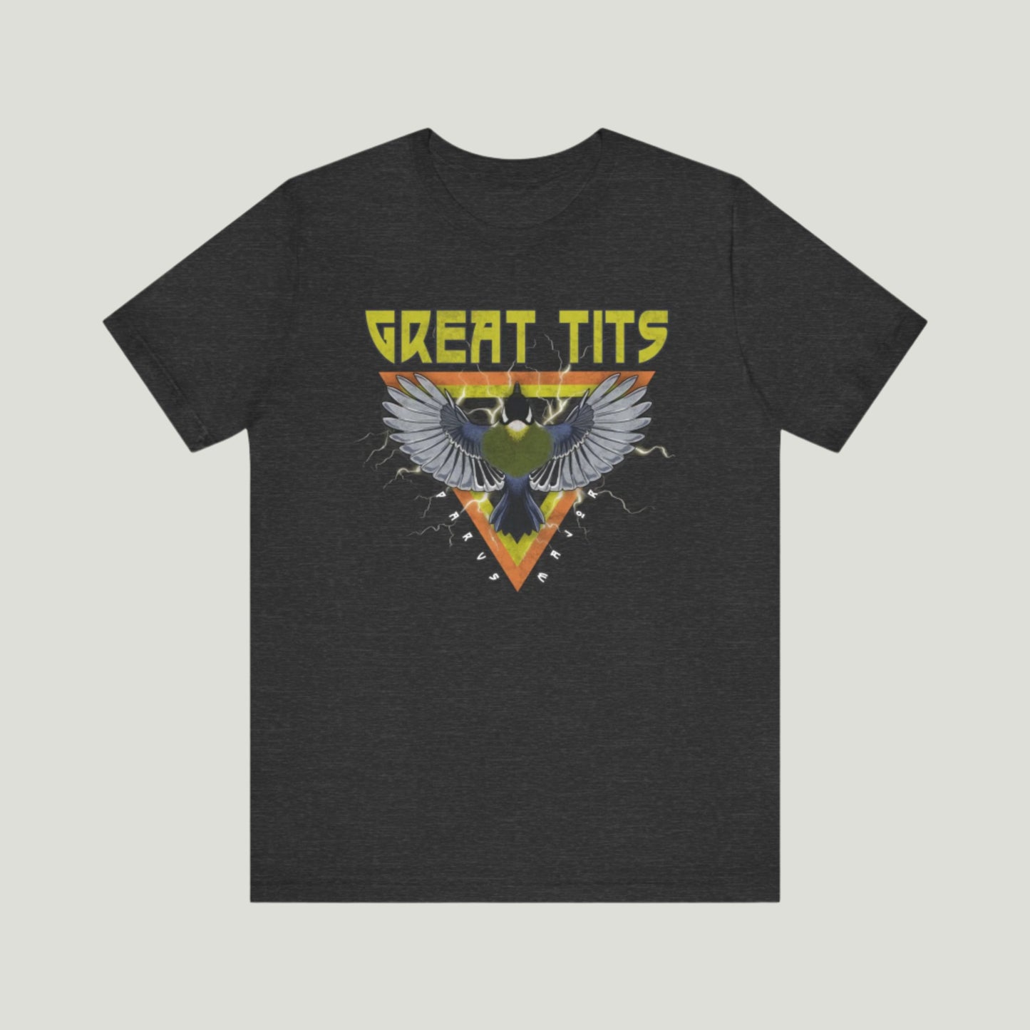 Great Tit Bird Band Tee