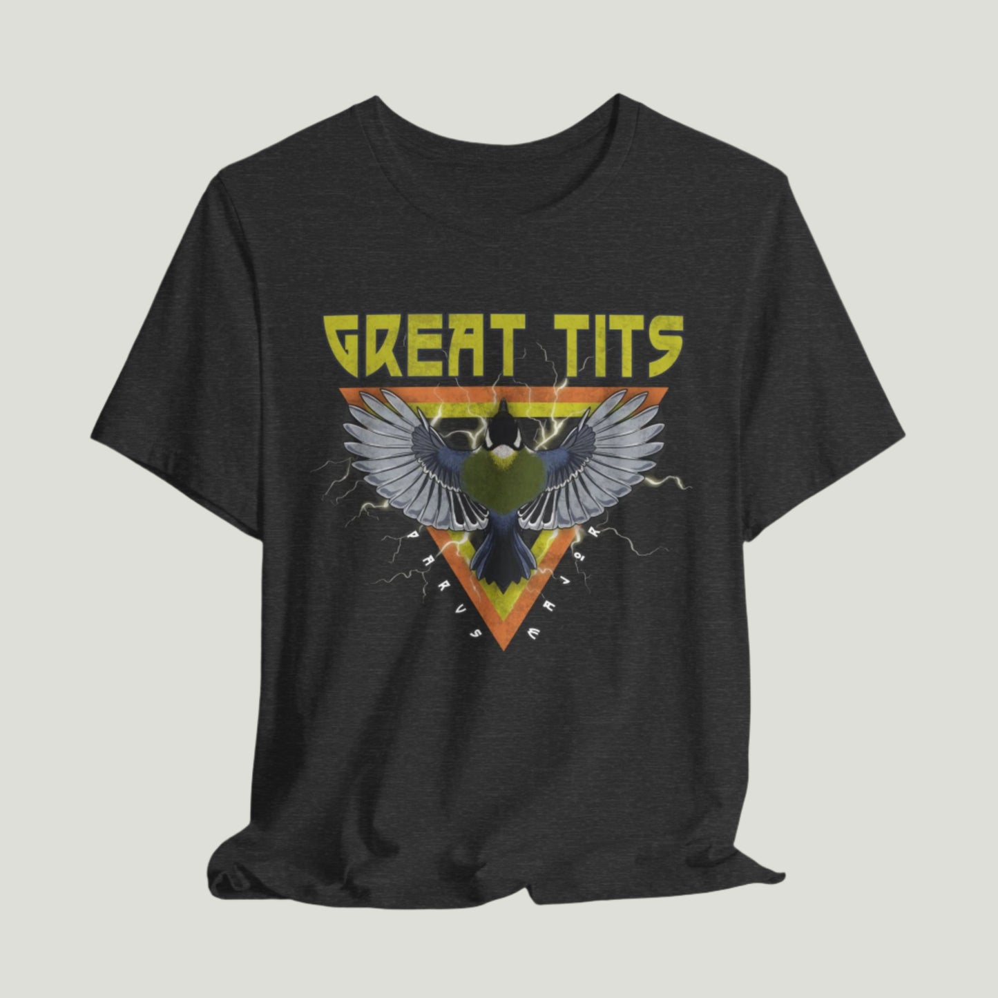 Great Tit Bird Band Tee