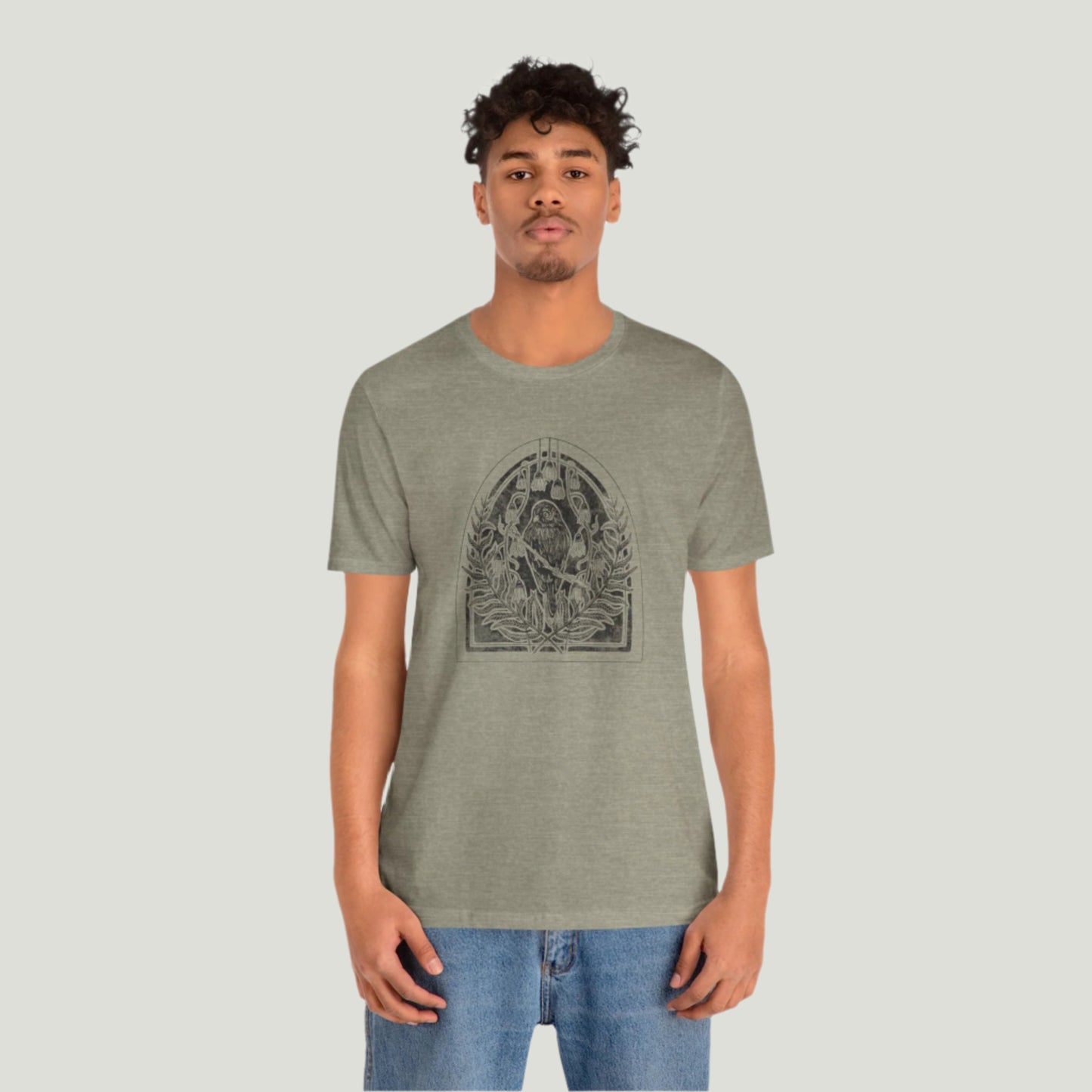 Bird Linocut Tee