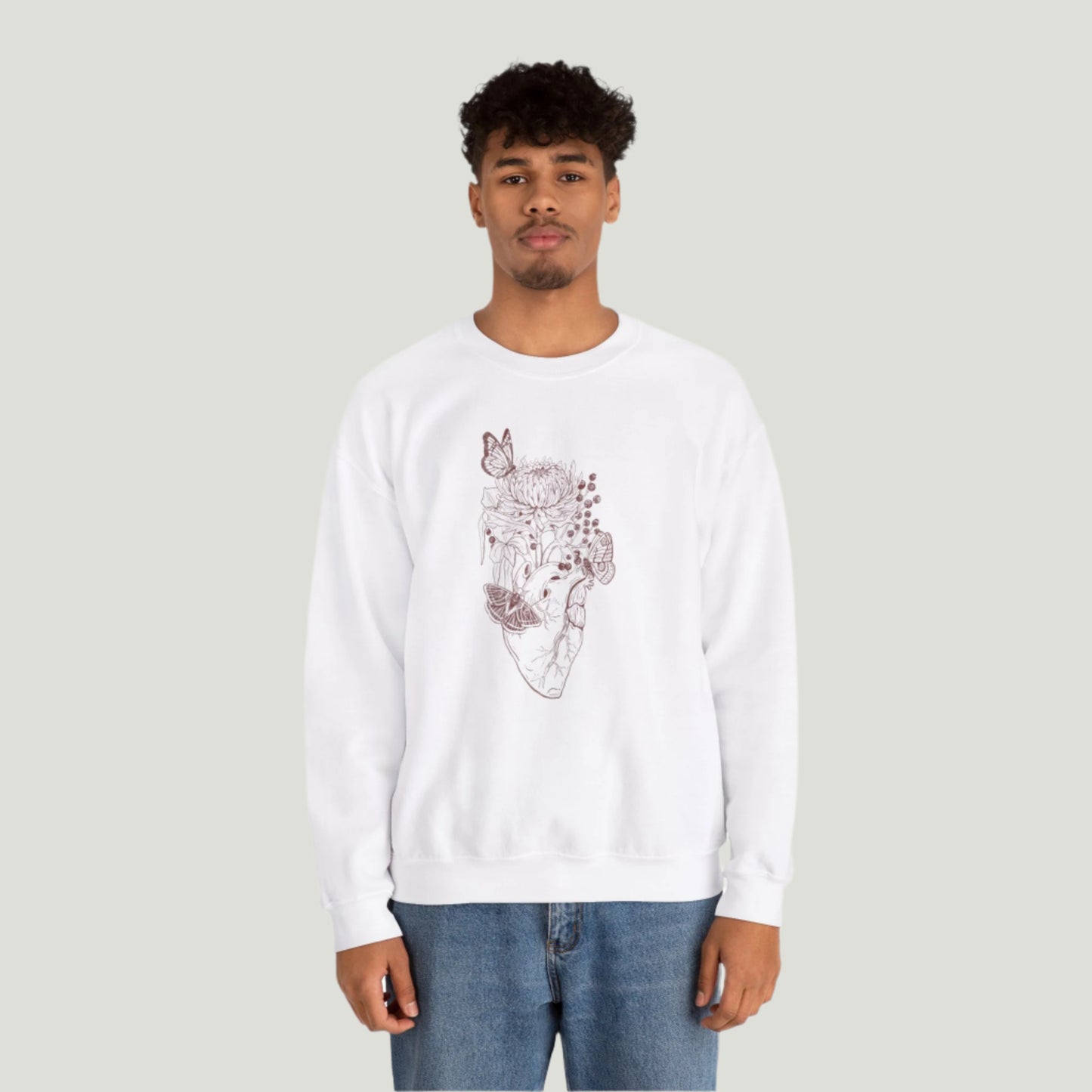 Anatomical Heart Crewneck Sweatshirt