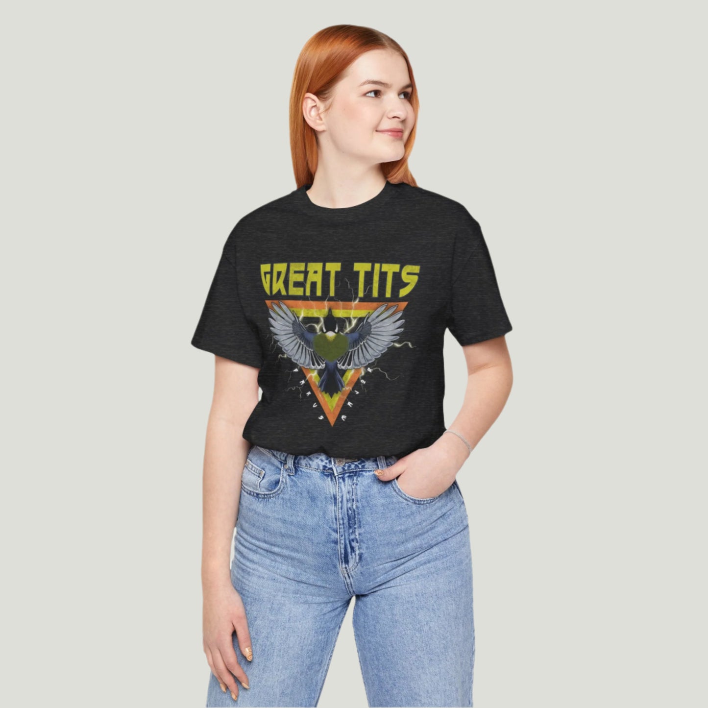 Great Tit Bird Band Tee