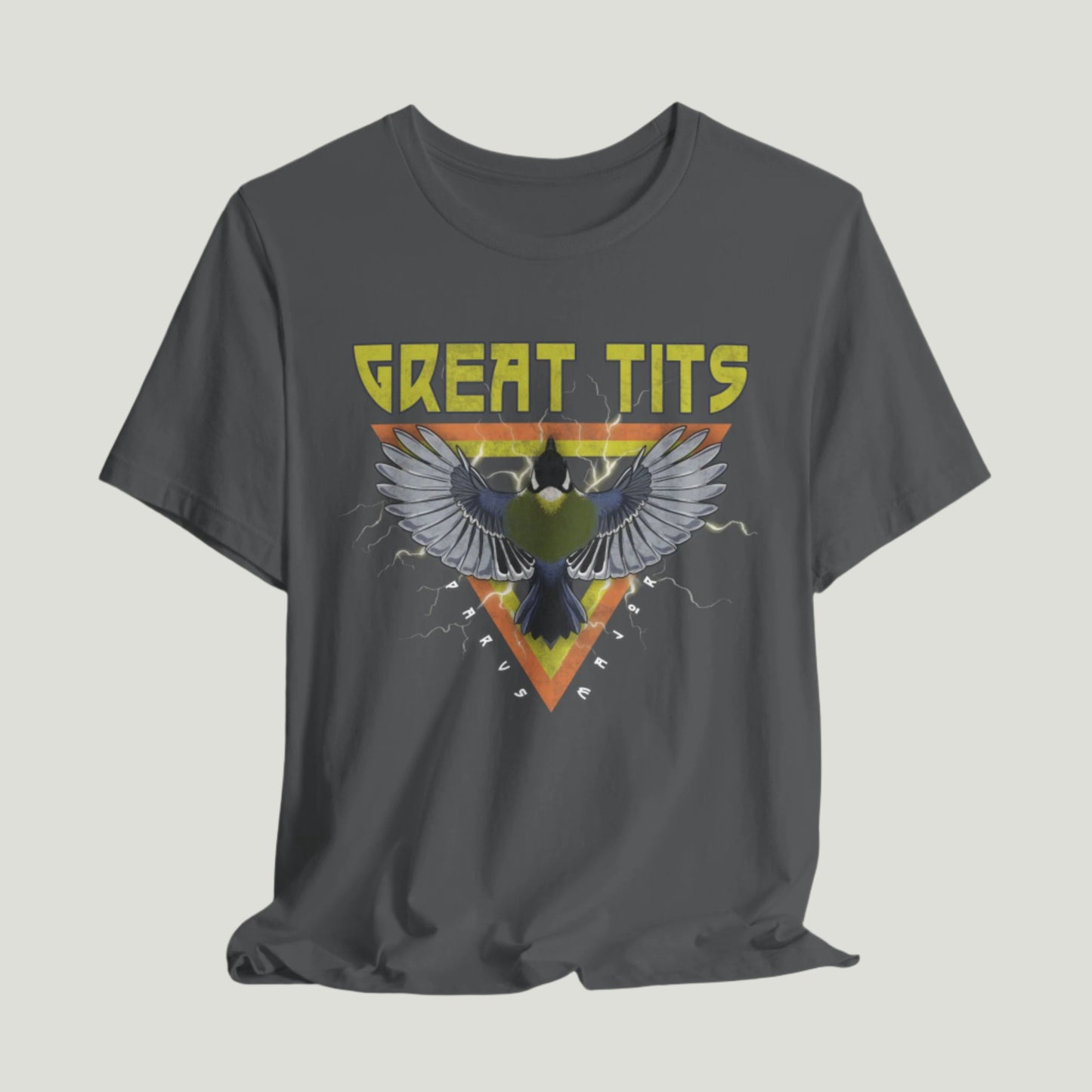 Great Tit Bird Band Tee