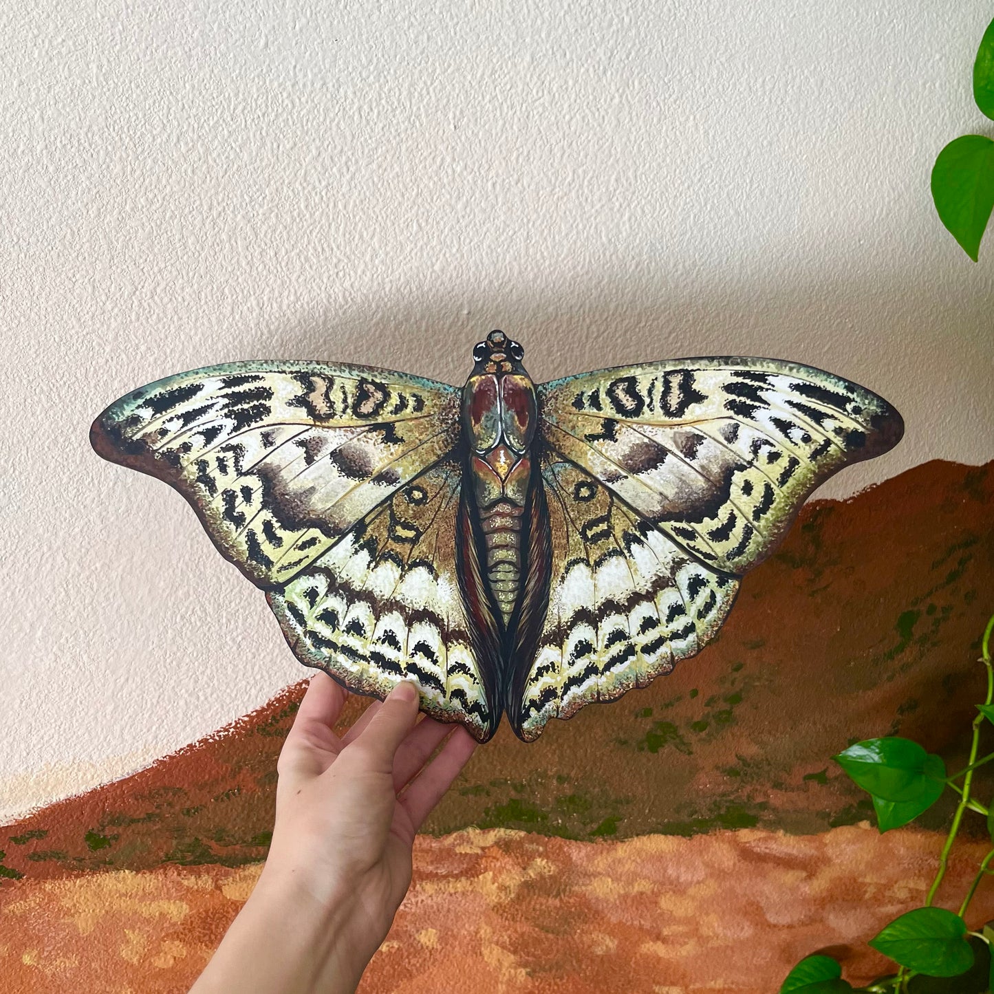 Common Commander Butterfly Wood Cutout Print