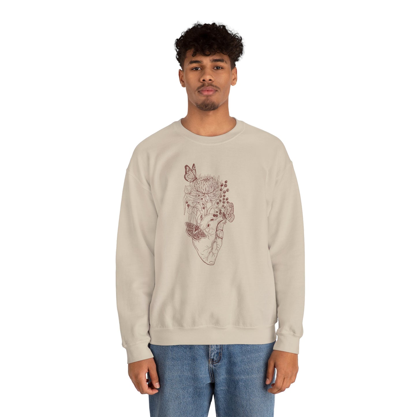 Anatomical Heart Crewneck Sweatshirt