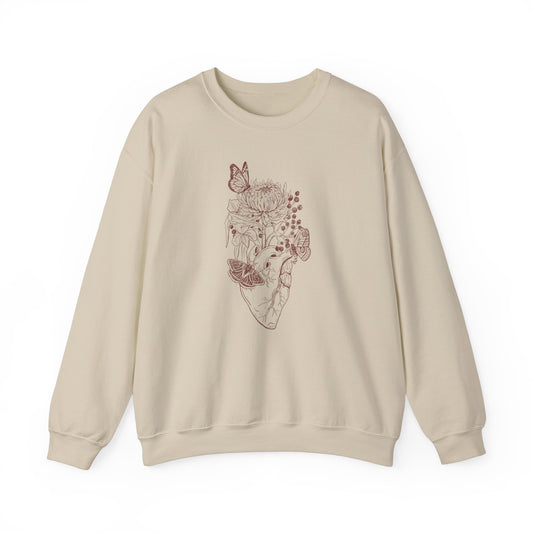 Anatomical Heart Crewneck Sweatshirt