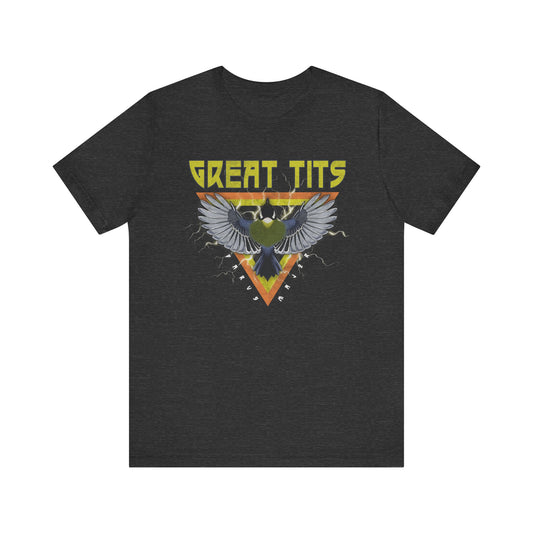 Great Tit Bird Band Tee