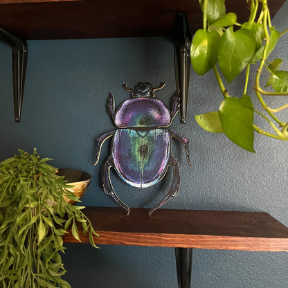 Scarab Beetle Wood Cutout Print
