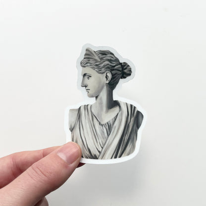 Greek Bust Sticker