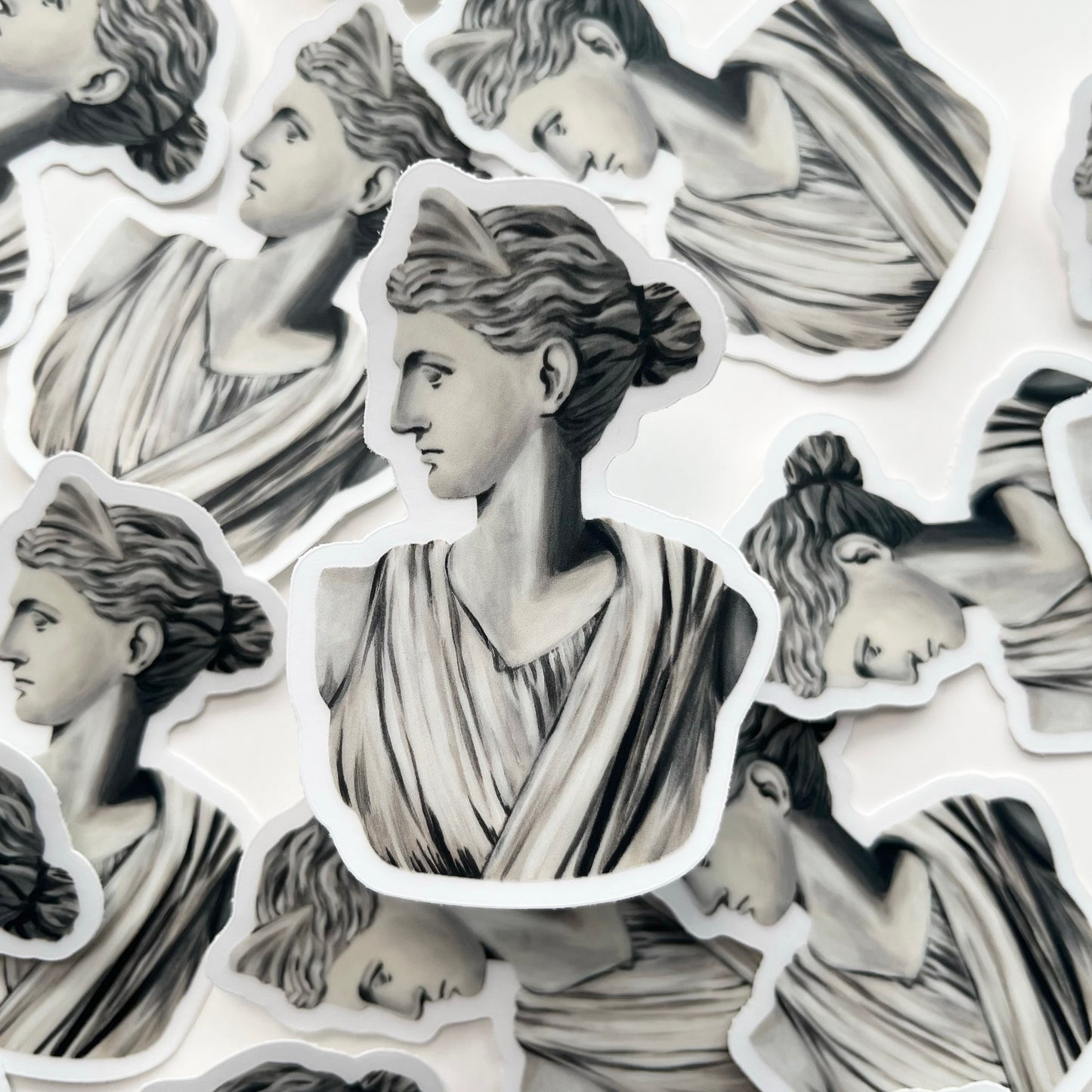 Greek Bust Sticker