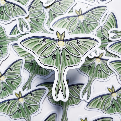 Luna Moth Sticker