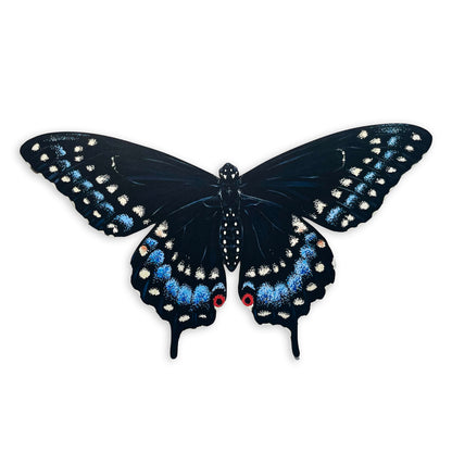 Black Swallowtail Butterfly Wood Cutout Print