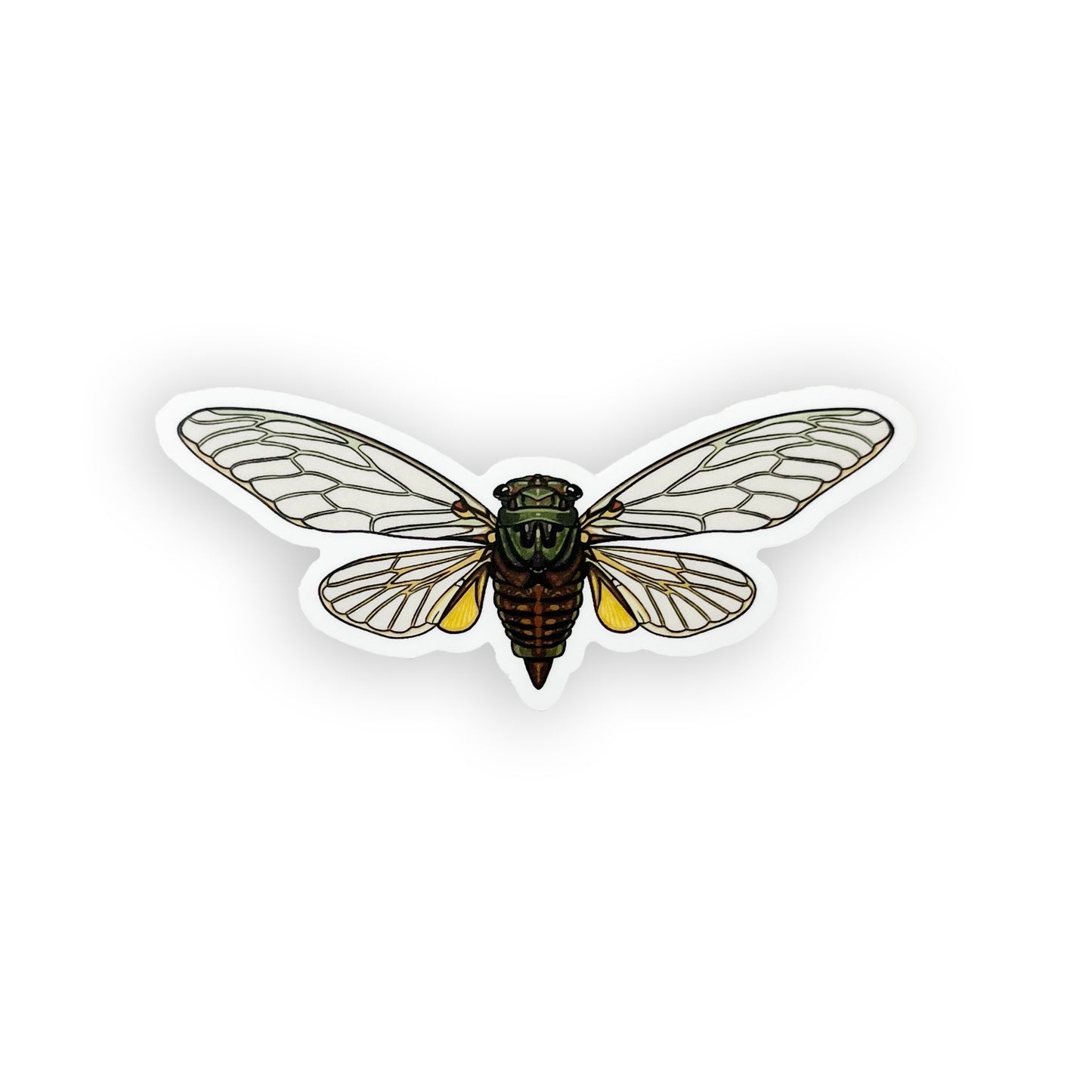 Golden Emperor Cicada Sticker